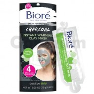 Biore Instant Warming Clay Mask 0.25oz