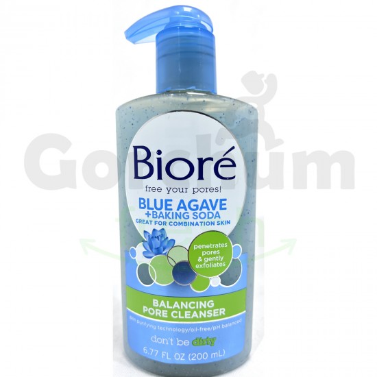 Biore Blue Agave + Baking Soda Balancing Pore Cleanser 6.77oz