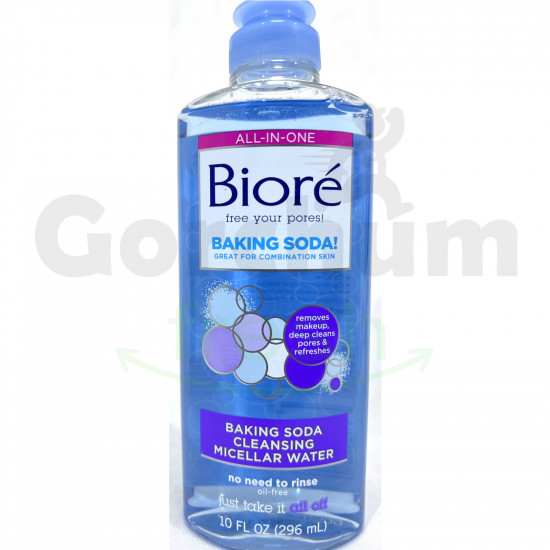 Biore Baking Soda Cleansing Micellar Water 10oz