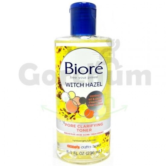 Biore Witch Hazel Pore Clarifying Toner 8oz