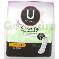 Kotex Over Night 14 Maxi Pads without wings