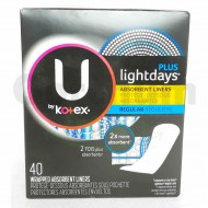 Kotex Light Days Plus Regular 40 Liners