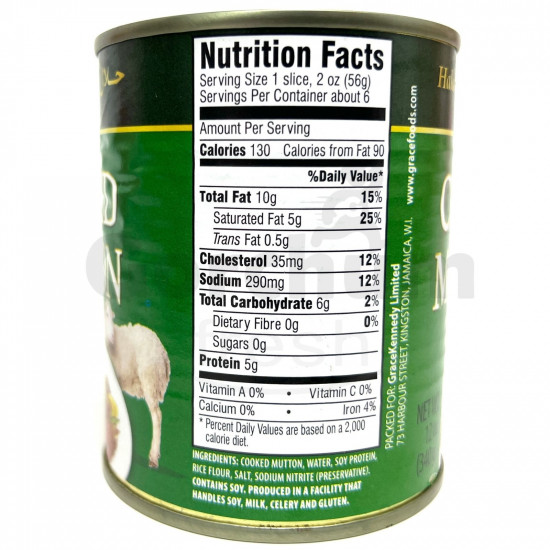 Grace Halal Corned Mutton 340g