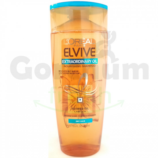 Loreal Elvive Extraordinary Oil Nourishing Shampoo with Flower Oil Camellia 12.6 floz