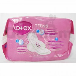 Kotex Teens Normal Heavy Flow 10 Pads with wings