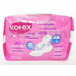 Kotex Esencial Heavy Flow 10 Pads with wings