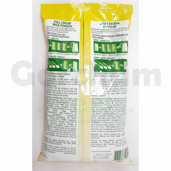 Fernleaf Full Cream Instant Milk Powder Pouch 400g