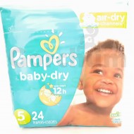 Pampers Baby Dry Stage 5 Jumbo Pack 24 Diapers