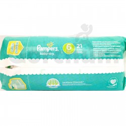 Pampers Baby Dry Stage 6 Jumbo Pack 21 Diapers