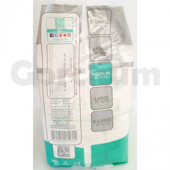 Sleepy Sensitive Adult Diaper Medium 8 Pcs