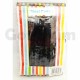 Tinsel Curtain Chrome Black Colour