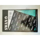 Swan Black Hand Carbon Single Side 100 Pcs