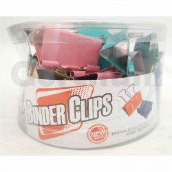 Binder Clips Multi-Color 24pcs  41mm