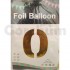 Gold Letter O Foil Balloon 18 Inches