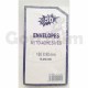 White Envelope Auto-Adhesives size 160x90 mm 50x1