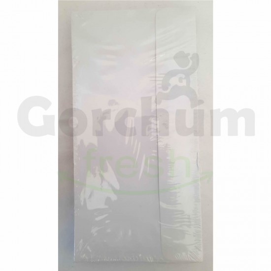 White Envelope Auto-Adhesives size 110X220 mm 50X1