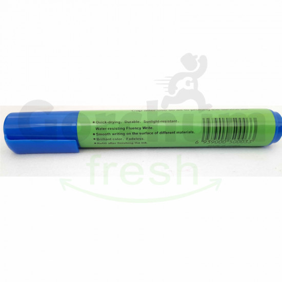 Jianxing Blue Permanent Marker Bullet Tip