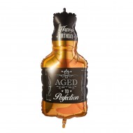 Happy Birthday Aged To Perfection Bottle Balloon