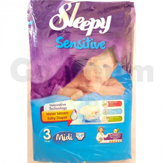 Sleepy Sensitive Midi 54 Pcs