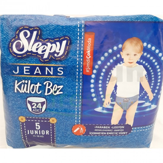 Sleepy Jeans Junior Training Pants Size 5 24 Pcs