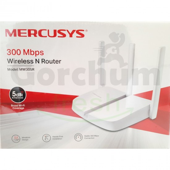 Mercusys 300 Mbps Wireless N Router Model: MW305R