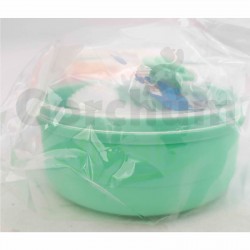 Green Baby Gift Set Powder Bowl