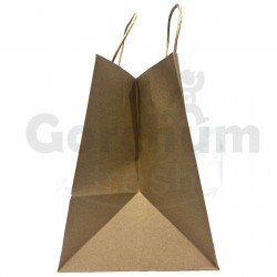Plain Brown Gift Bag 11 inches x 8.7 inches x 8.2 inches
