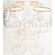 Pasabahce Golden Touch Wine Glass Set 6 Pcs