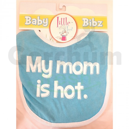 Little Teez Baby Bibz Blue Color- MY Mom Is Hot