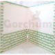 Green And White Stripe With Gold Dots Paper Folder