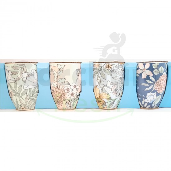 Life Art New Bone China Mug 4 Pcs 12oz