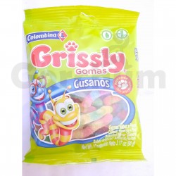 Grissly Gummy Worms 90g