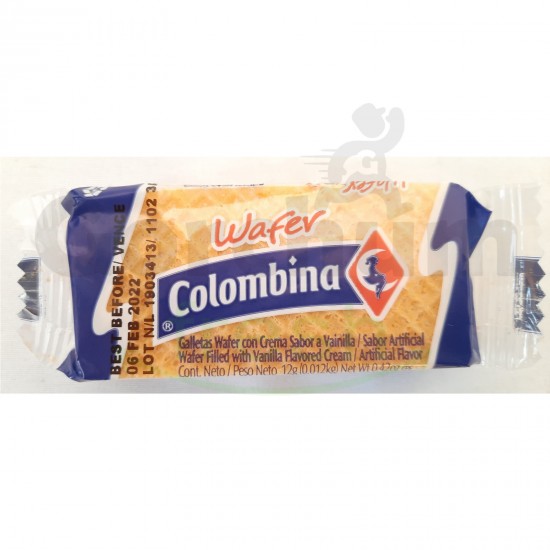Colombina Wafer Vanilla Flavor 12g x 24