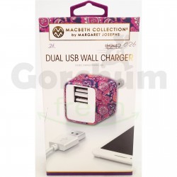 Macbeth Collection Dual USB Wall Charger