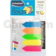 Studmark Sticky Flags 5 Colours 25 Flags
