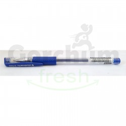 Studmark G-Grip Blue Gel Ink Pen 0.7mm Metal Tip