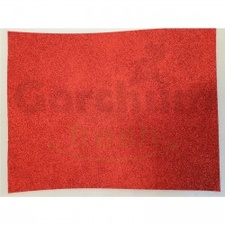 Studmark Eva Glitter Foam Red 8.5x11 Inches