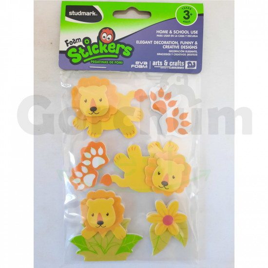 Studmark Lion Foam Stickers