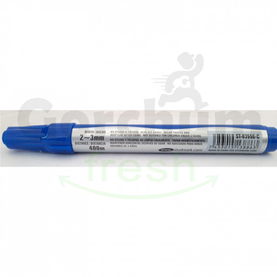 Studmark Blue White Board Marker 3mm Width Tip