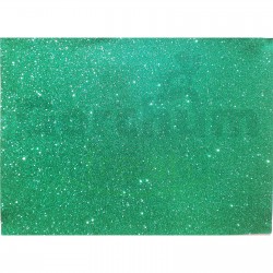 Studmark Eva Glitter Foam Green Sheet 50 x 70cm