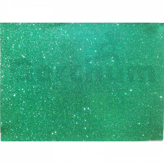 Studmark Eva Glitter Foam Green Sheet 50 x 70cm