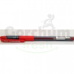 Studmark G-Grip Red Gel Ink Pen 0.7mm Metal Tip 12x1