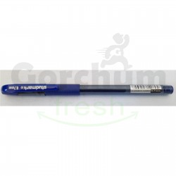 Studmark G-Grip Blue Gel Ink Pen 0.7mm Metal Tip