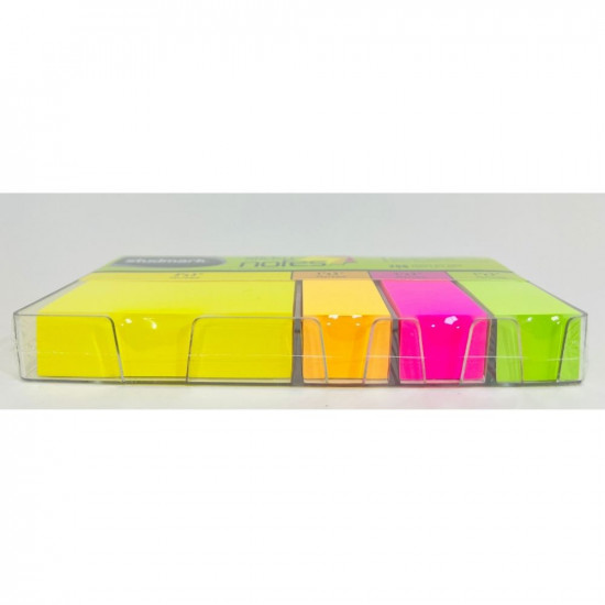 Studmark Neon Sticky Notes with Acrylic Holder