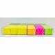 Studmark Neon Sticky Notes with Acrylic Holder