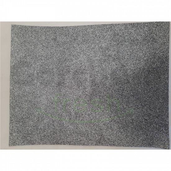 Studmark Eva Glitter Foam Silver 8.5x11 Inches