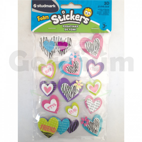 Studmark 3D Foam Stickers Heart