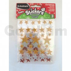 Studmark Foam Stickers Christmas Stars