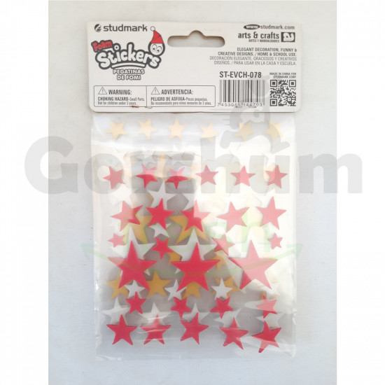 Studmark Foam Stickers Christmas Stars