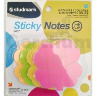 Studmark Flower Sticky Notes 4 Pcs